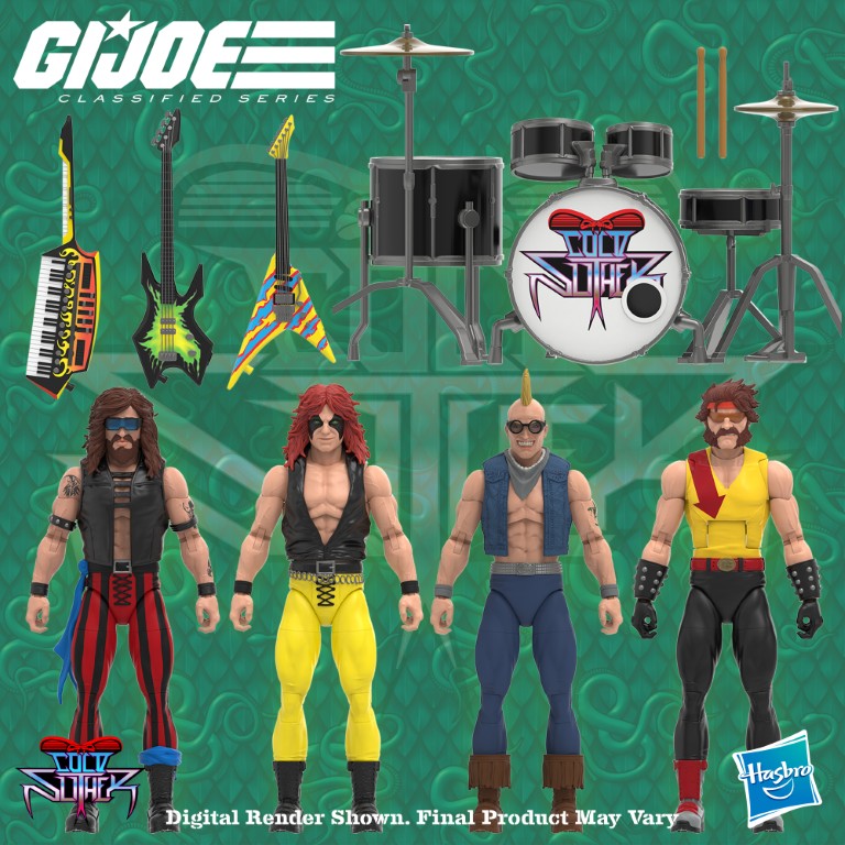 Hasbro and Partners Celebrate Iconic Rock Band Cold Slither – AwesomeToyBlog